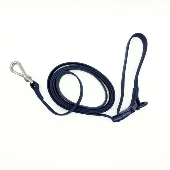 Navy Waterproof Dog Leash - Picture 2 of 3